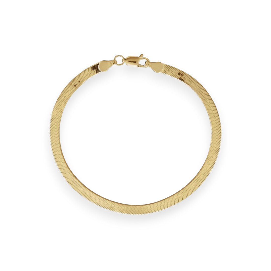 Flexible Herringbone Bracelet - ALIZETI FINE