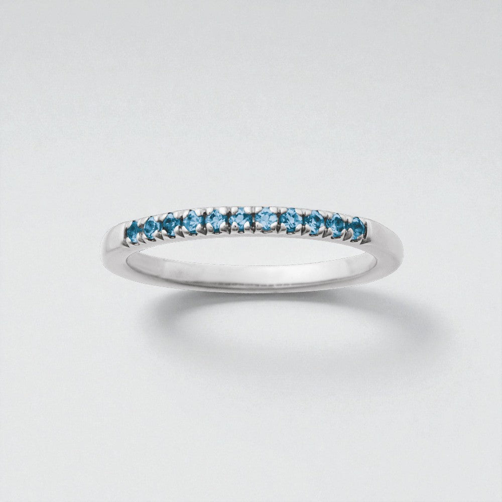 Alizeti Fine - 14k White Gold Birthstone Ring - Alizeti Fine Jewelry