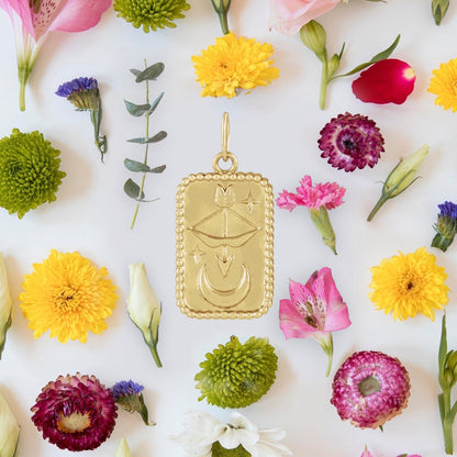 Crescent Moon Pendant - Alizeti Fine Jewelry