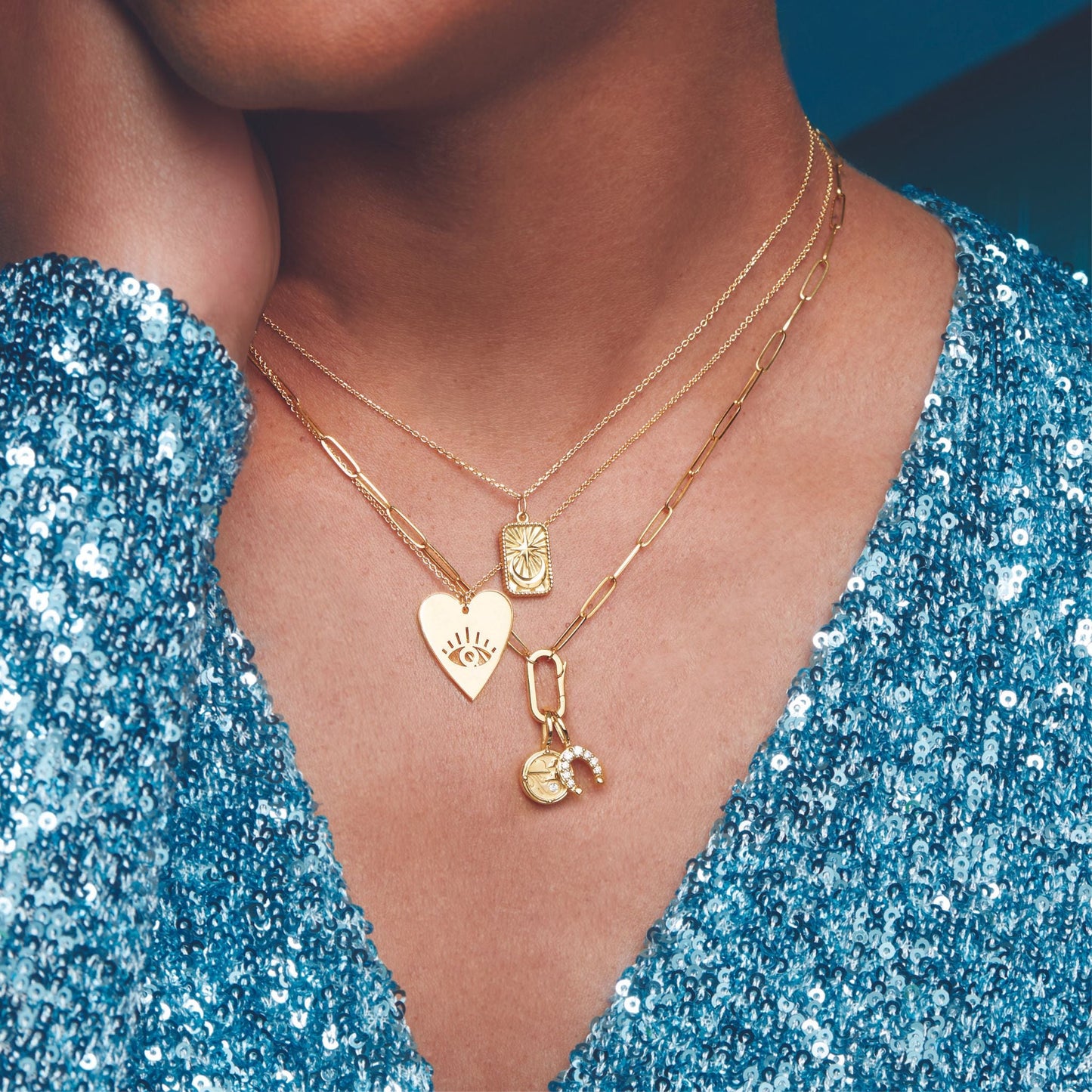 Crescent Moon Pendant - Alizeti Fine Jewelry