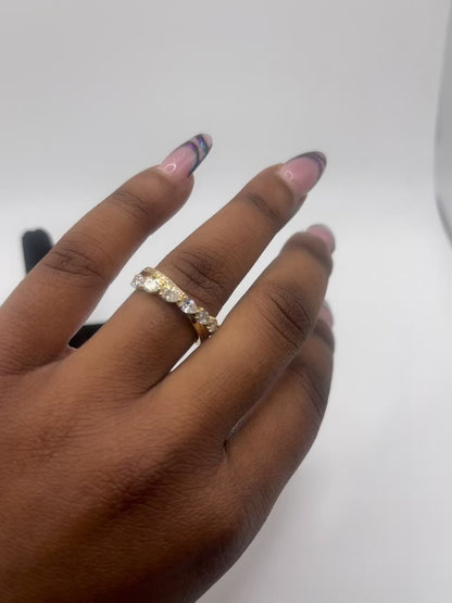 "Faizi" Pear Diamond Ring