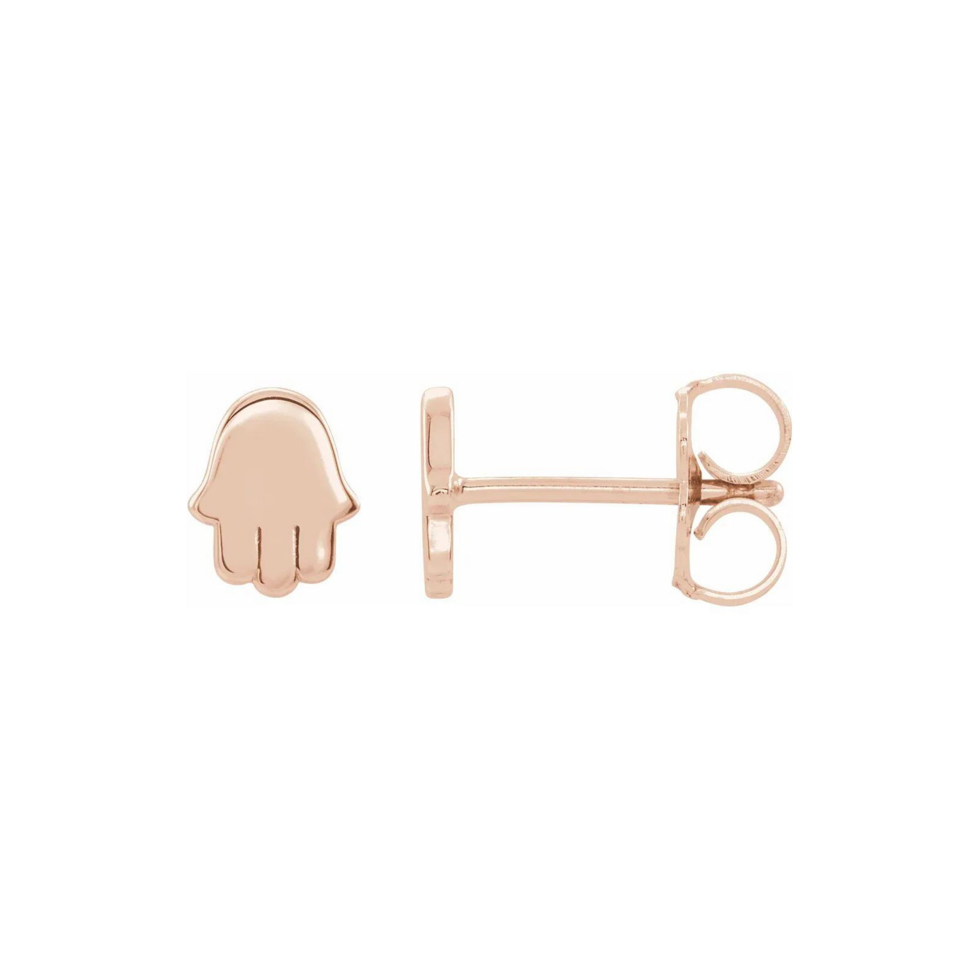 Tiny Hamsa Earrings - ALIZETI